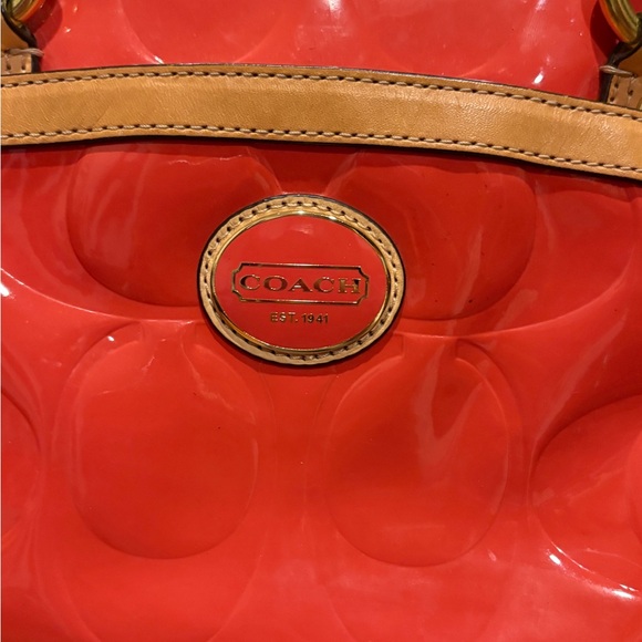 Coach Peyton Embossed Patent Leather Satchel - Picture 3 of 17